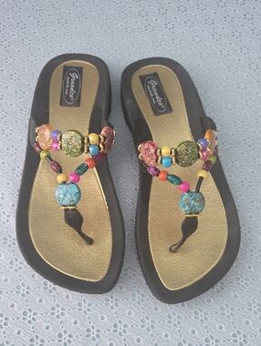 Grandco Beaded Sandals